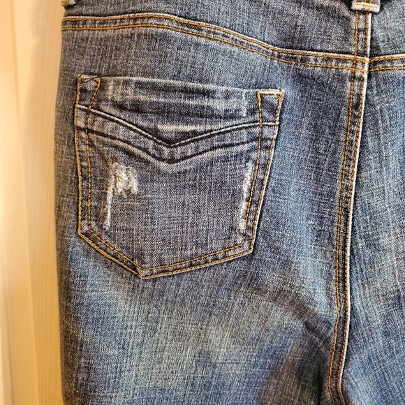 Lane Bryant Distressed Medium Wash Straight Leg Blue Jeans Size 1… - Picture 6 of 9